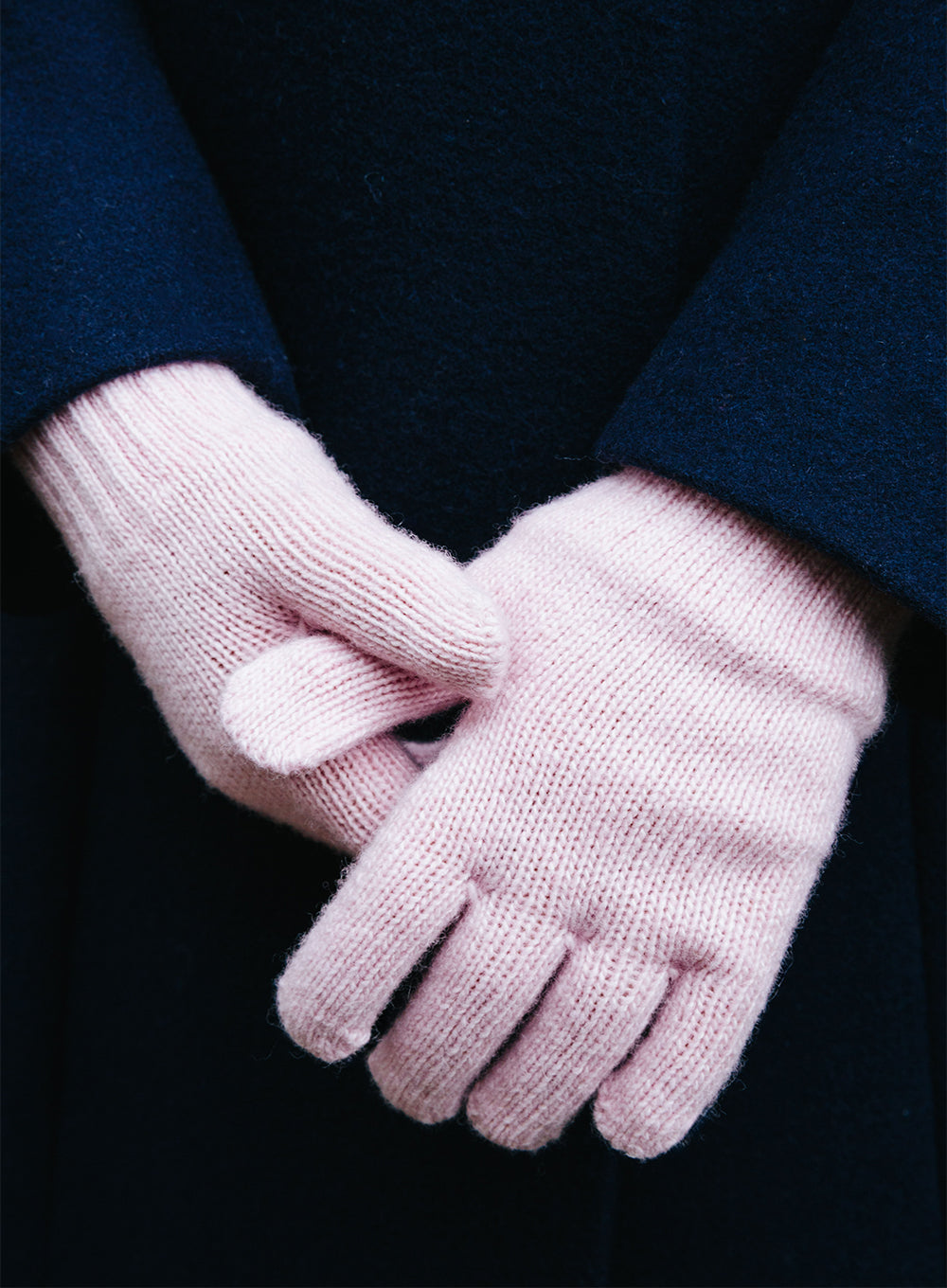 Gloves in Pale Pink