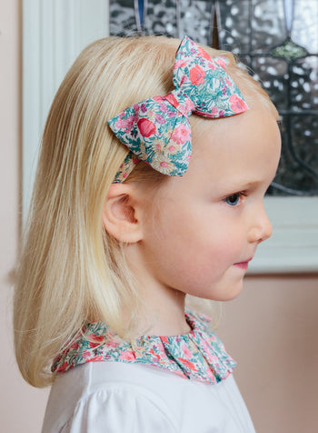 alice velvet hair bow - $26