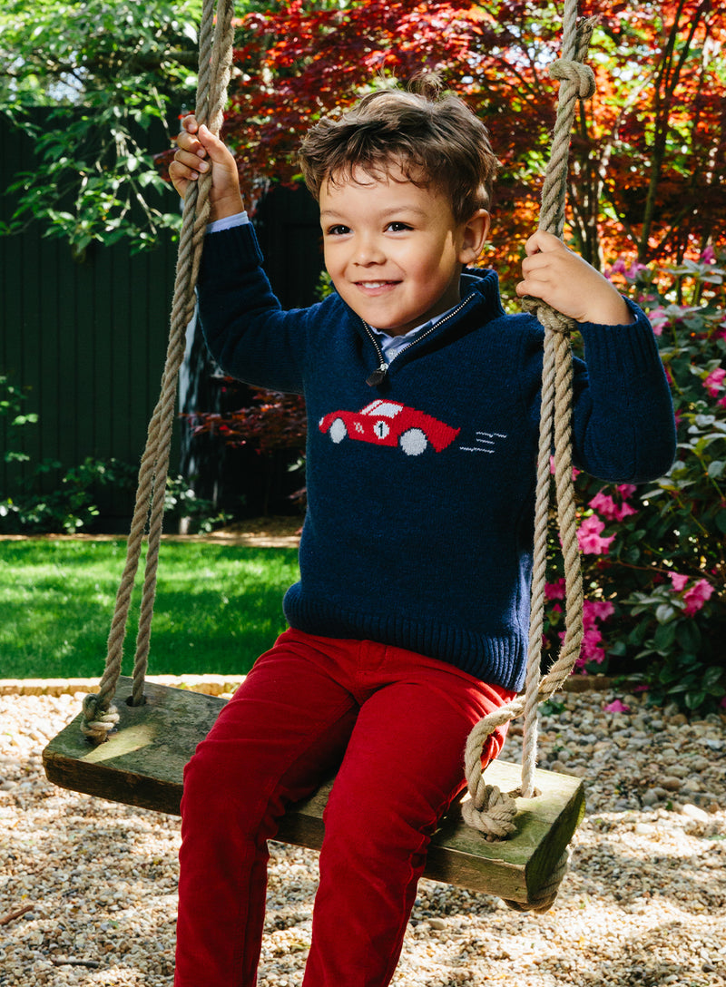 Jake Jeans in Deep Red