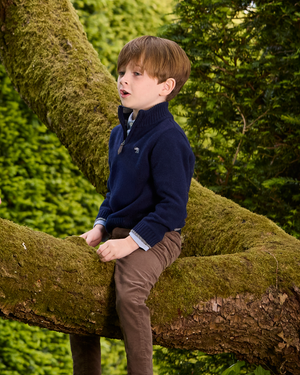 Chelsea Clothing Company Jumper Calum Half-Zip Jumper