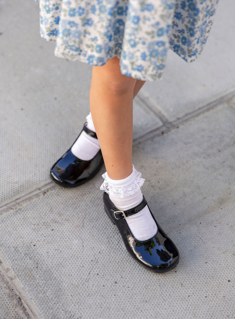 Hampton Classics Kate School Shoes in Black Patent