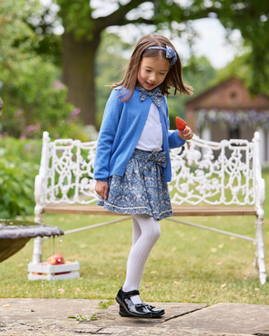 Lily Rose Skirt Bow Skirt in Strawberry Thief