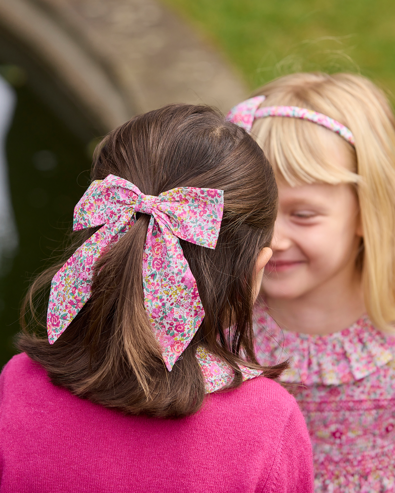 Long Bow Hair Clip in Emma & Georgina