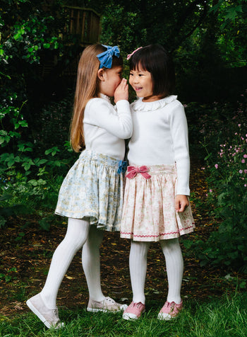 Confiture Skirt Bow Skirt in Blue Bunny