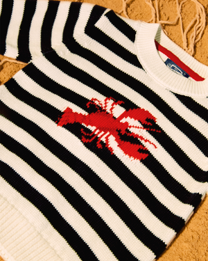 Chelsea Clothing Co Jumper Baby Lobster Striped Jumper