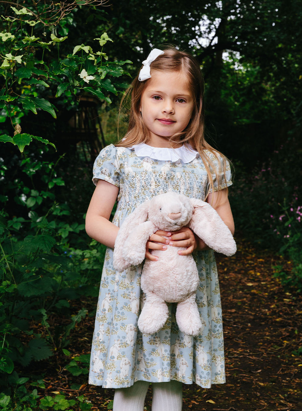 Fluffy Bunny Willow Smocked Dress