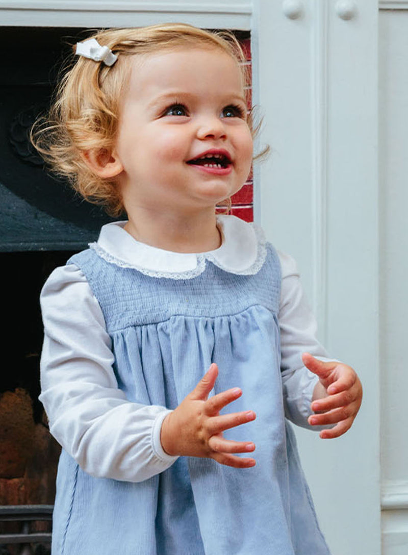 Baby Evelyn Lace Trim Bodysuit