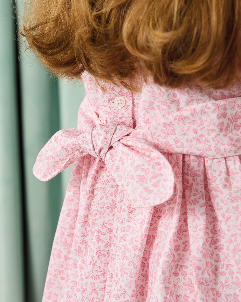 Catherine Smocked Dress in Pink Floral