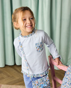 Breton Top in French Blue Betsy