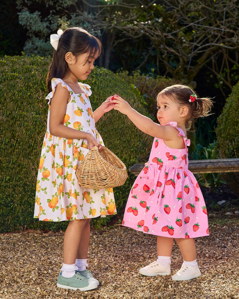 dresses with oranges on them Sweet Oranges Mini Dress for Women | Summer Short Dress