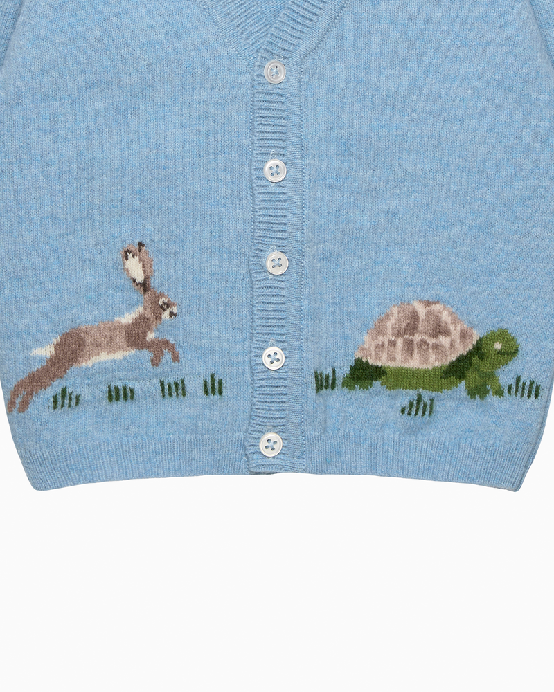 Baby Tortoise & Hare Cardigan