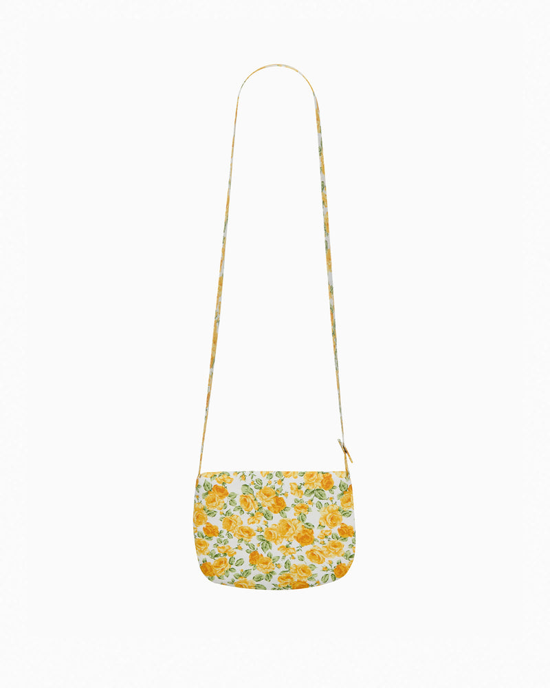 Coin Purse in Yellow Petit Rose