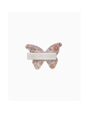 Lily Rose Clip Butterfly Hair Clip in Pink Carnation