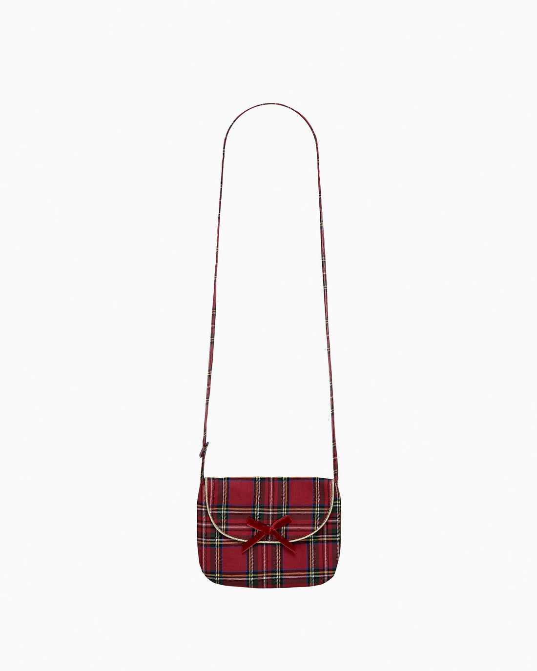 Confiture Bag Coin Purse in Multi/Red Tartan