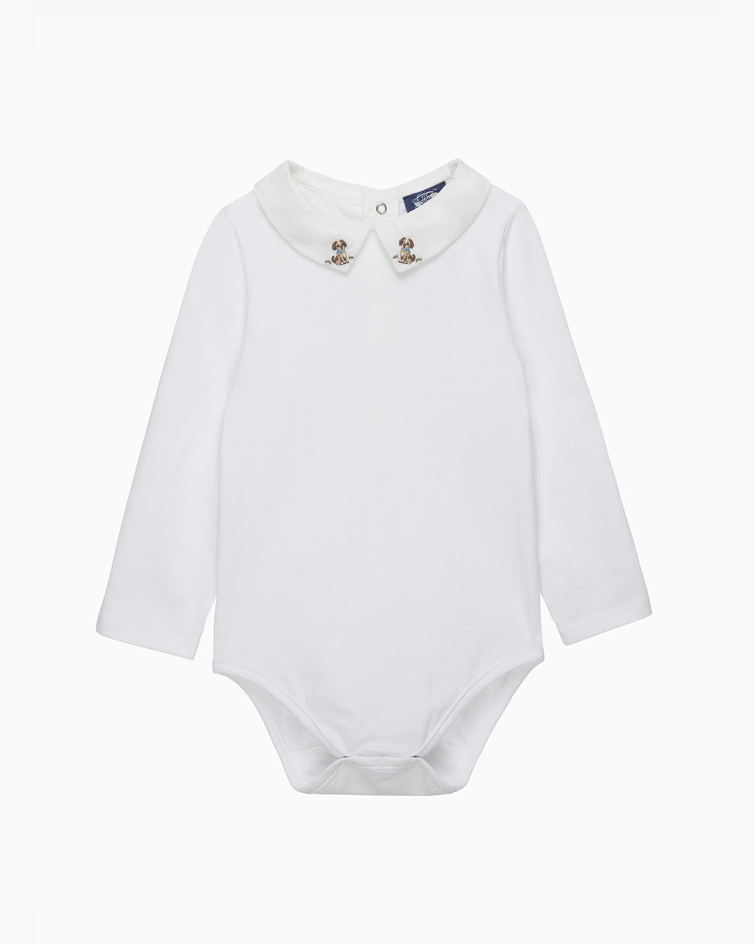 Chelsea Clothing Company Body Baby Monty Long Sleeved Body in Puppy