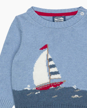 Baby Sailboat Sweater