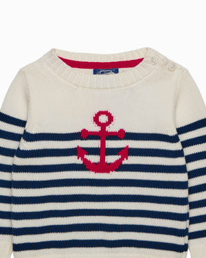 Baby Anchor Stripe Sweater