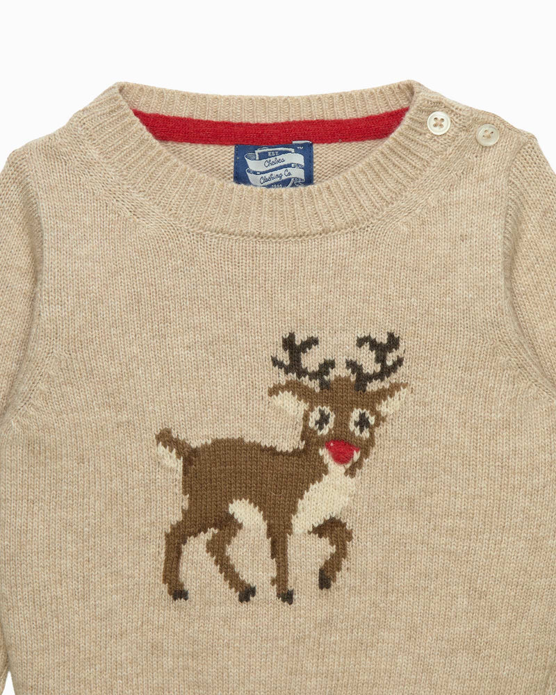 Baby Blitzen Reindeer Sweater