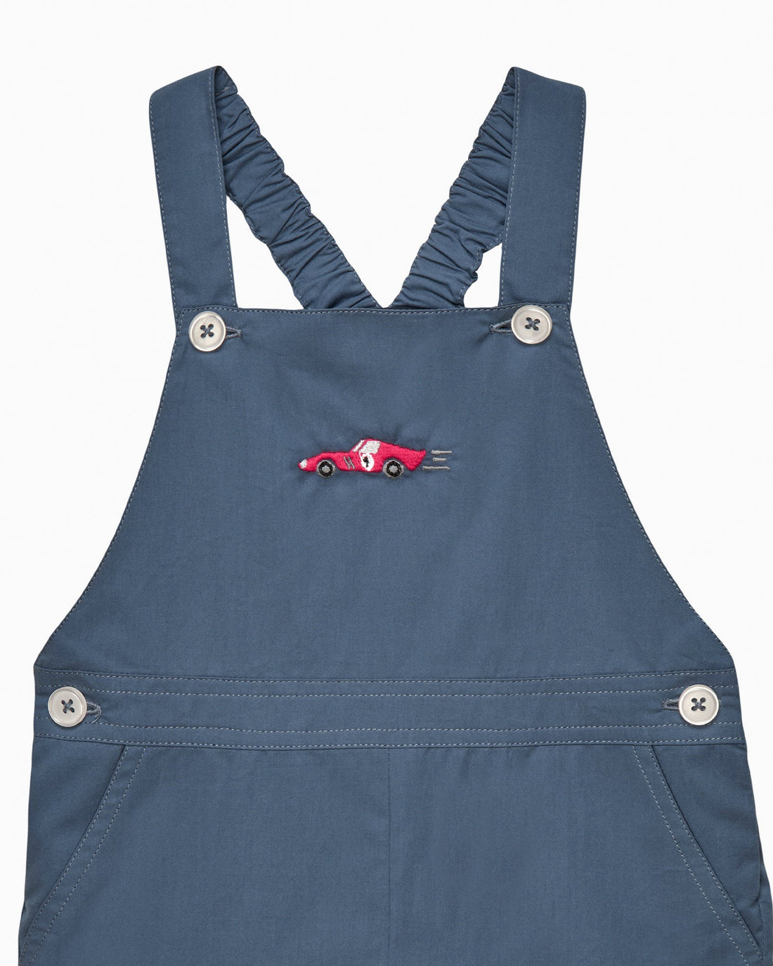 Chelsea Clothing Company Dungarees Baby Atticus Car Bib Shorts