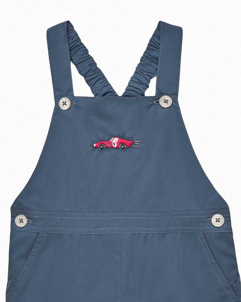 Chelsea Clothing Company Dungarees Baby Atticus Car Bib Shorts