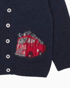 Chelsea Clothing Company Cardigan Baby Fire Engine Cardigan