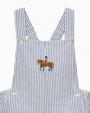Baby Alexander Bib Shorts in Navy Stripe Guardsman