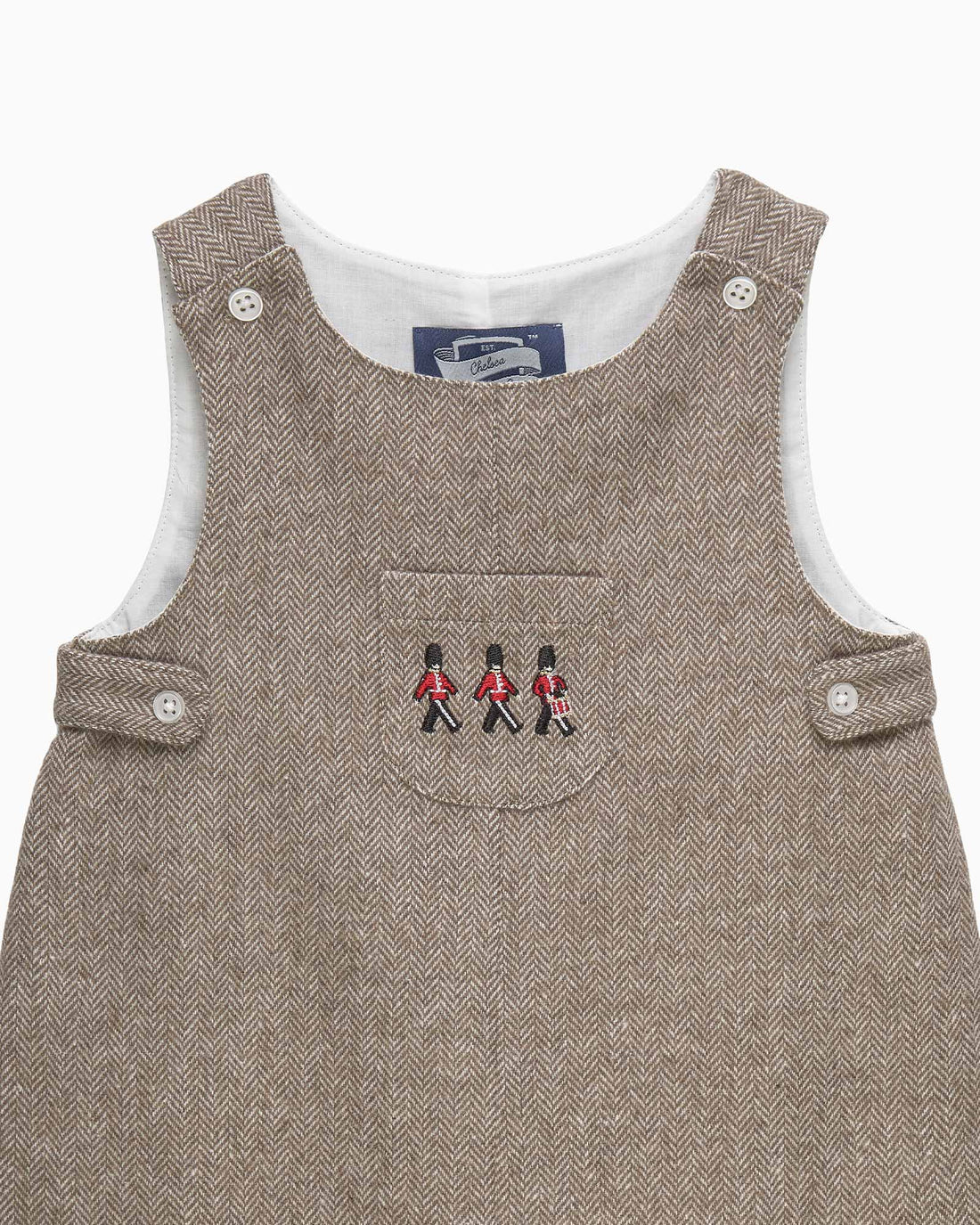 Chelsea Clothing Company Romper Baby Archie Romper in Guardsman