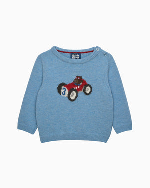 Baby Henry Car and Bear Sweater