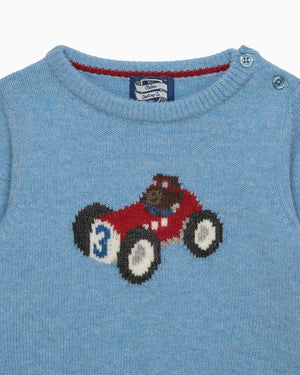 Baby Henry Car and Bear Sweater