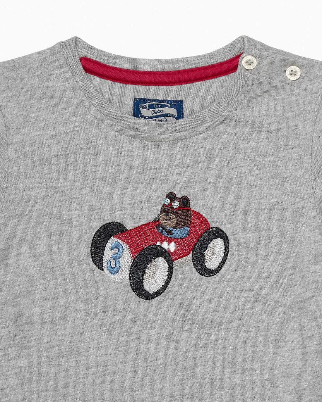 Chelsea Clothing Company Top Baby Henry Car and Bear T-Shirt
