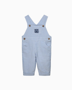 Chelsea Clothing Company Dungarees Baby Here Comes Trouble Dungarees