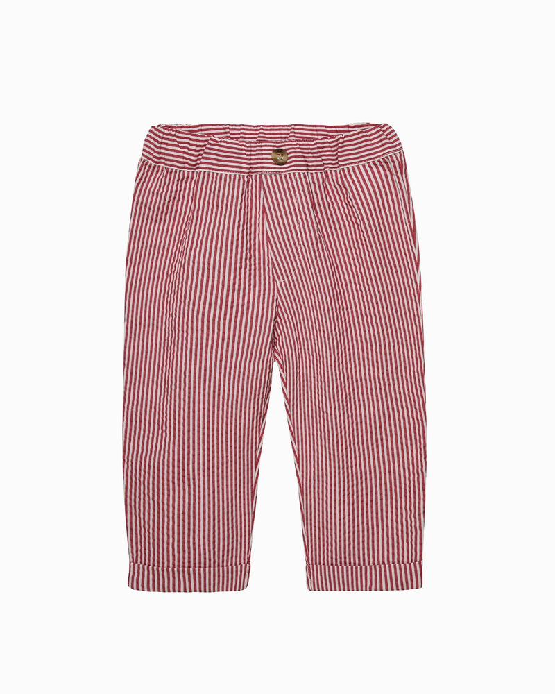 Chelsea Clothing Company Trousers Baby Jacob Pants in Red Stripe