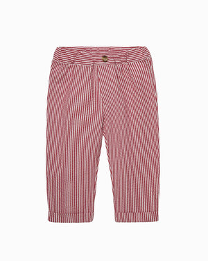 Chelsea Clothing Company Trousers Baby Jacob Pants in Red Stripe