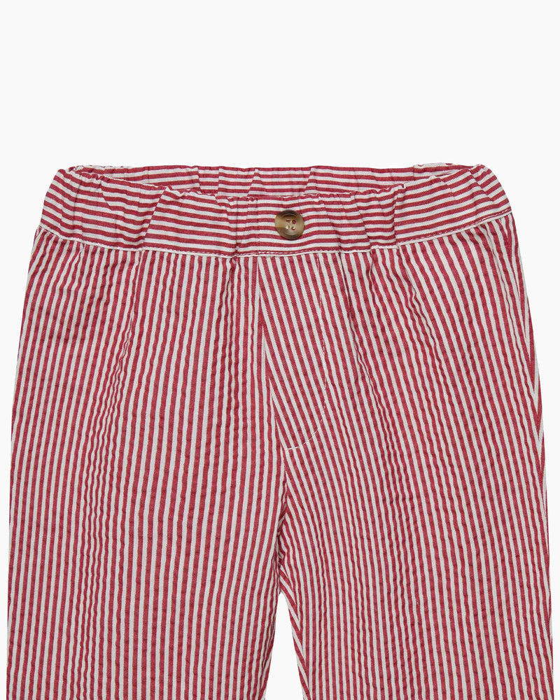 Chelsea Clothing Company Trousers Baby Jacob Pants in Red Stripe