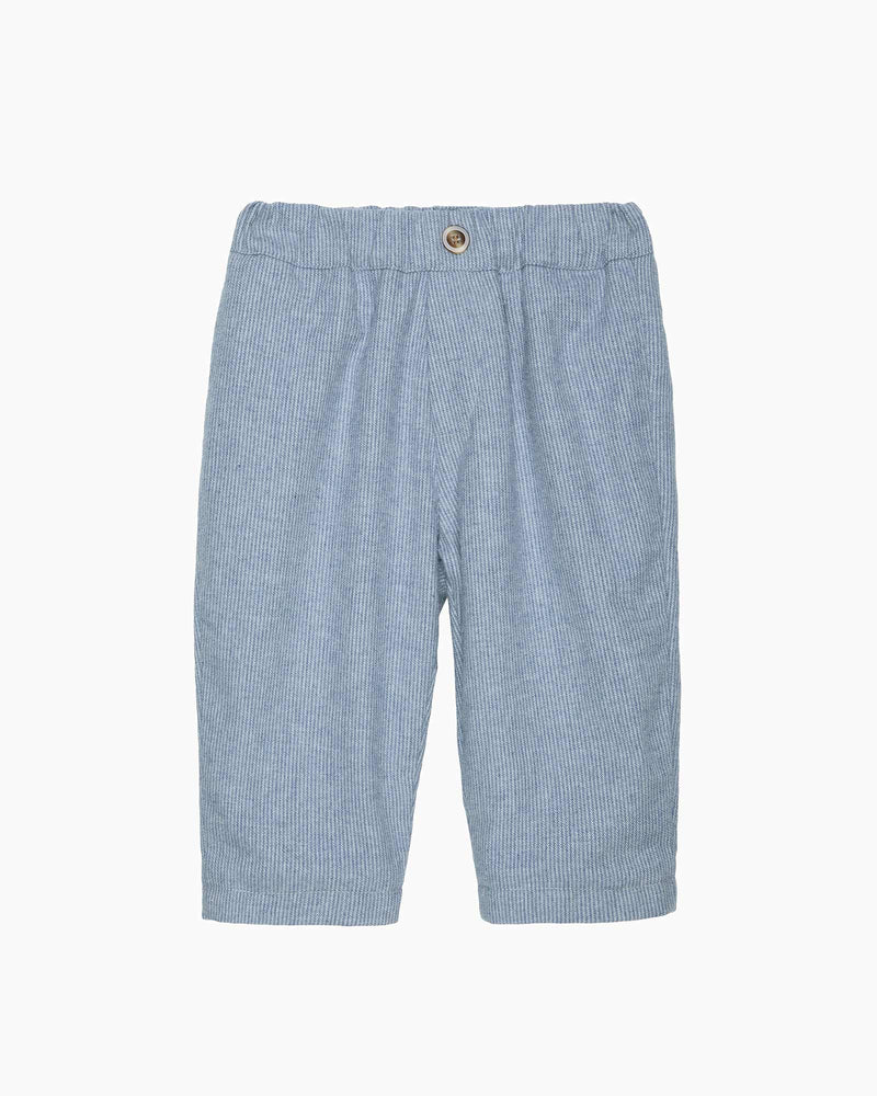 Baby Rafferty Pants in Pale Blue Stripe