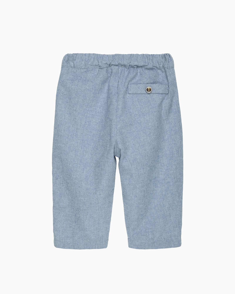 Baby Rafferty Pants in Pale Blue Stripe