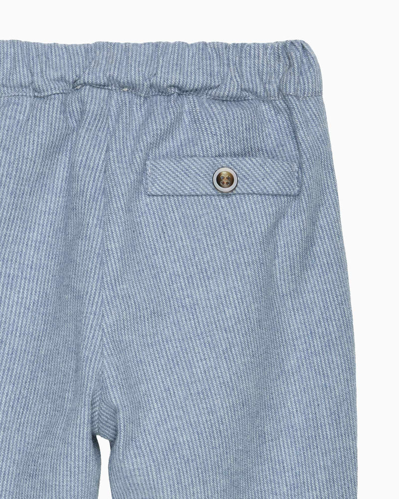 Baby Rafferty Pants in Pale Blue Stripe
