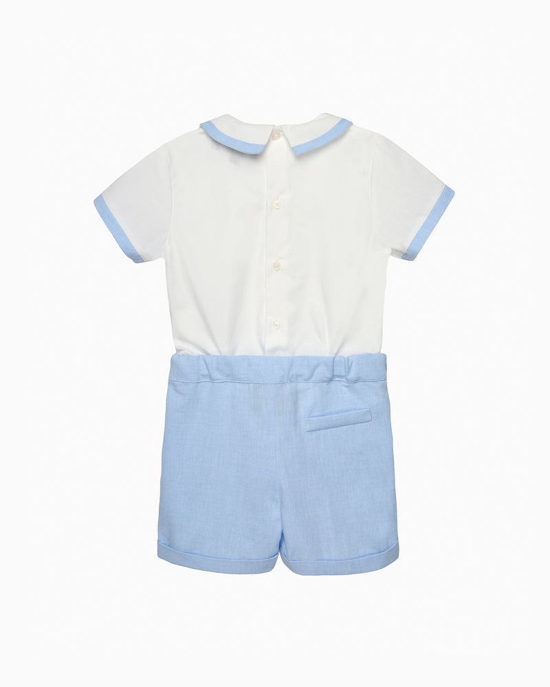 Trotters Heritage Set The Rupert Set in Pale Blue/White