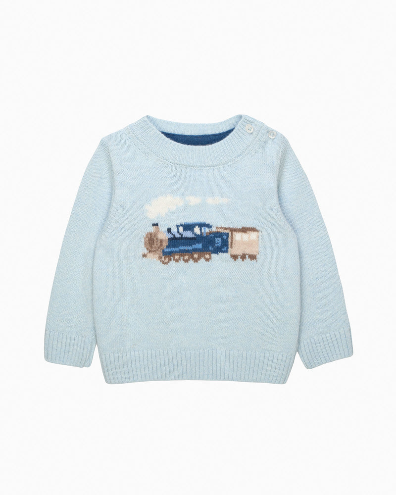Baby Steam Train Sweater
