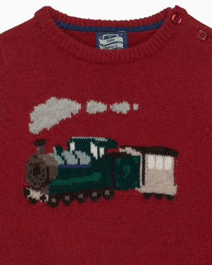 Chelsea Clothing Company Jumper Baby Steam Train Jumper
