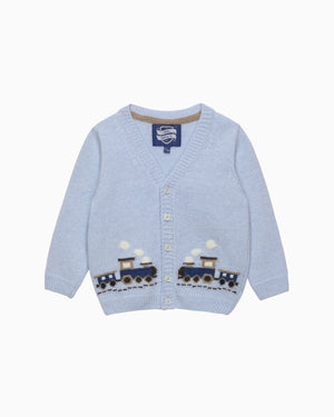Baby Tarquin Train Cardigan