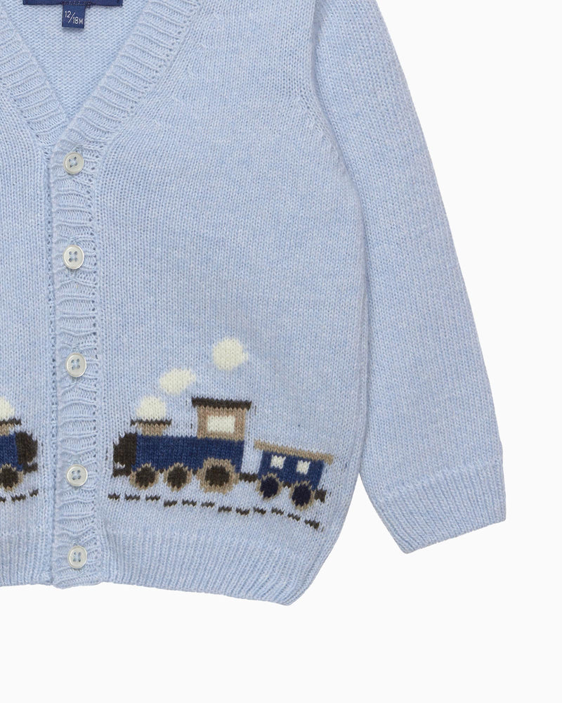 Baby Tarquin Train Cardigan