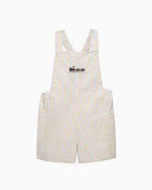 Baby Alexander Bib Shorts in Oatmeal Train