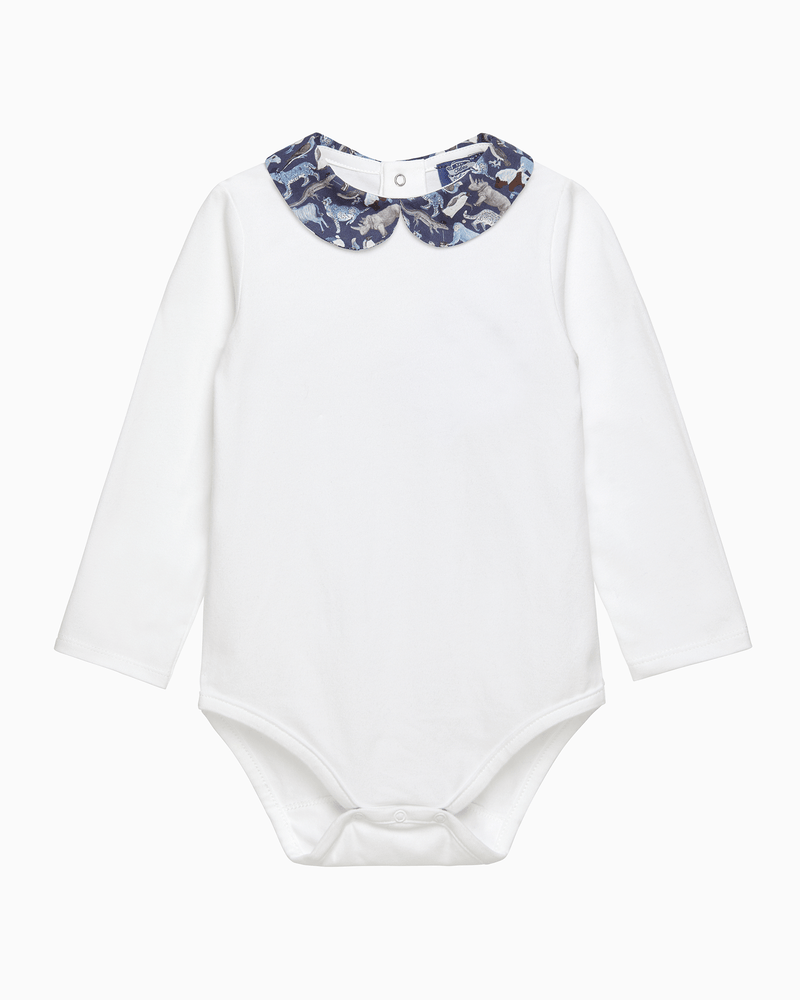 Chelsea Clothing Company Body Baby Milo Long-Sleeved Body in Zoo