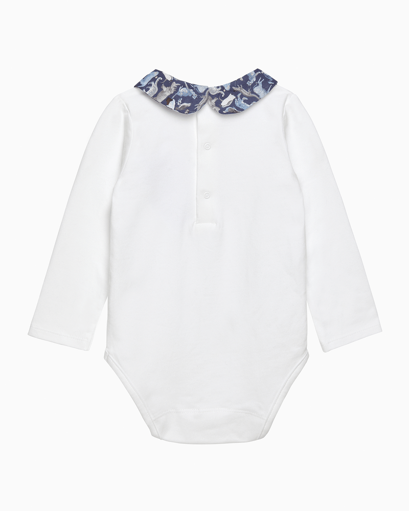Chelsea Clothing Company Body Baby Milo Long-Sleeved Body in Zoo