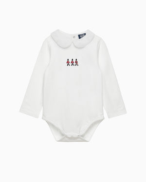 Baby Long Sleeved Bodysuit in Drumming Guardsman