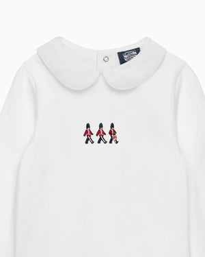 Baby Long Sleeved Bodysuit in Drumming Guardsman