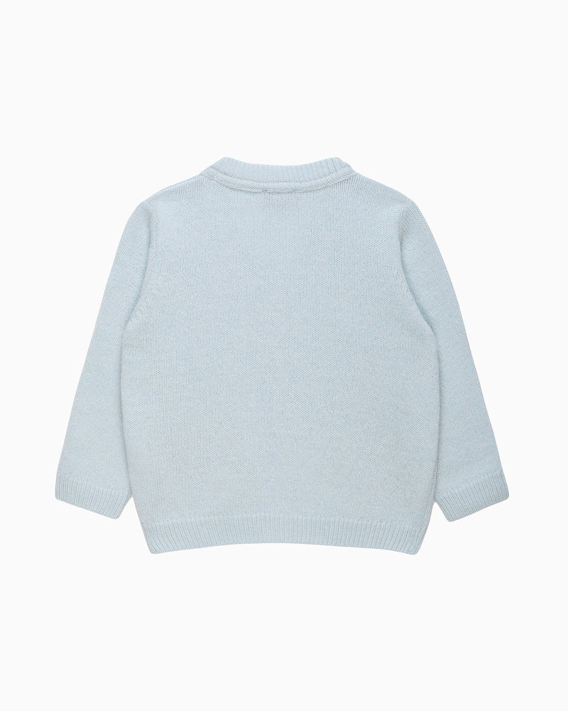 Baby Monkey Cardigan in Blue