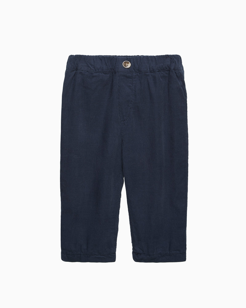 Baby Rafferty Cord Pants in Navy