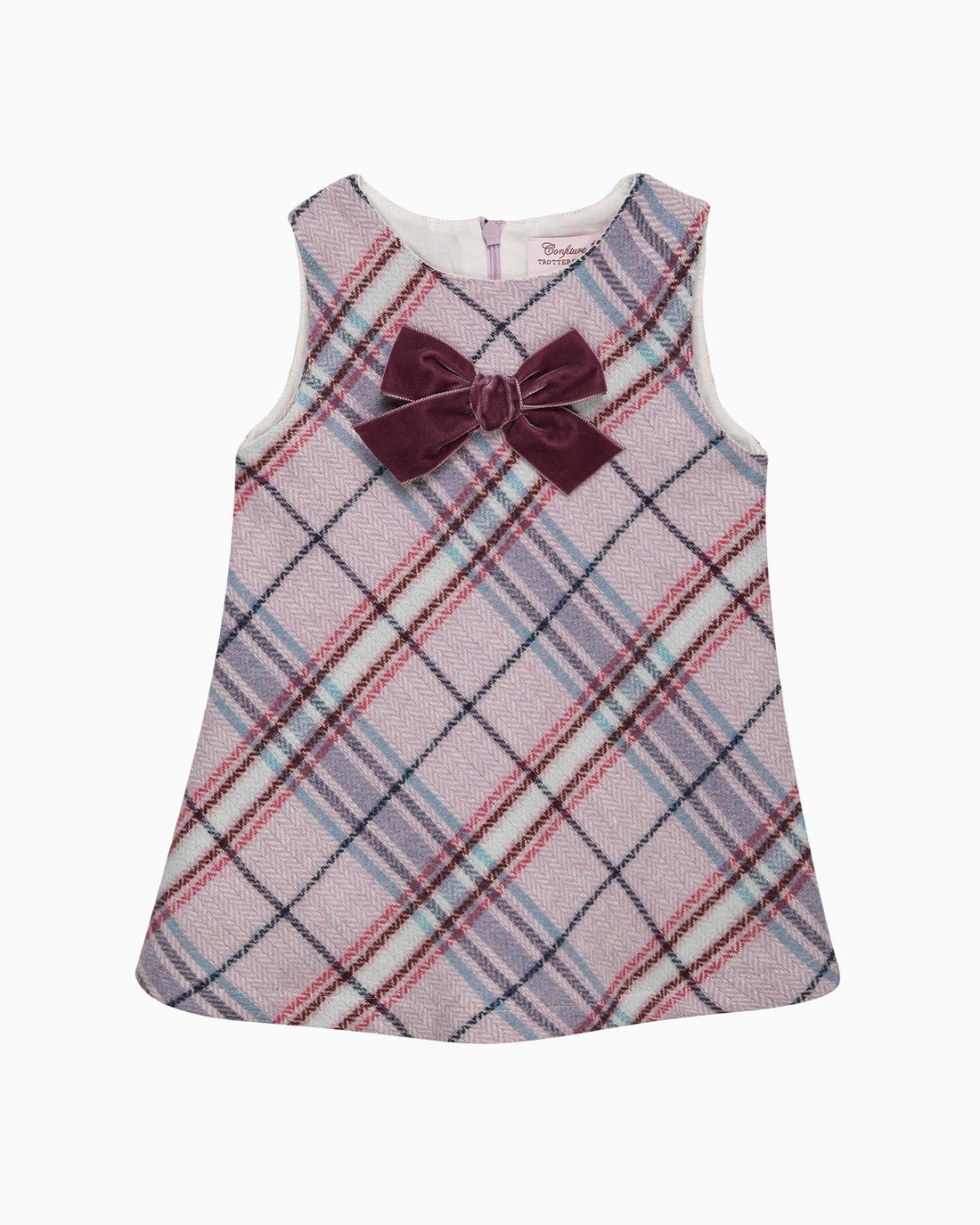 Confiture Dress Baby Eleanor Checked Pinafore